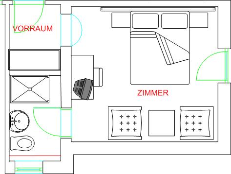 Zimmer14 Zimmerplann Sonnleitn Tirol Haberberg 